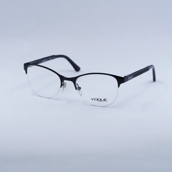 🕶️ New Vogue VO3998 352 Eyeglasses - Black/Silver Frame 50mm - Picture 1 of 11